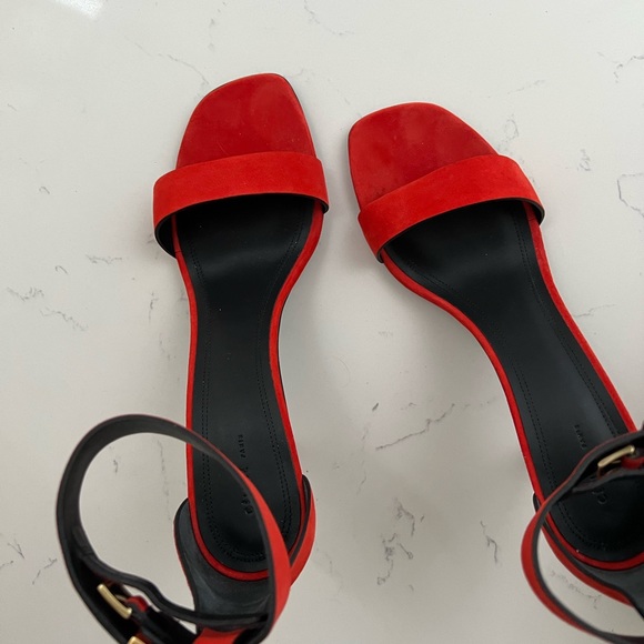 ❌ SOLD - Celine NWB bright red/orange heels Phoebe Philo era - Picture 4 of 9